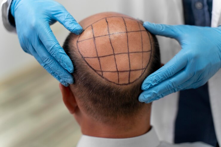 FUE hair transplant procedure at Estheticare Islamabad