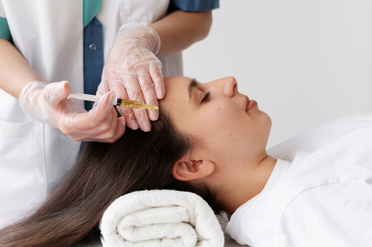 PRP hair treatment session at Estheticare Islamabad